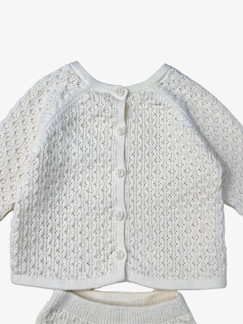 Zara – Knitted Cardigan & Pants Set (Size 6–9 months)