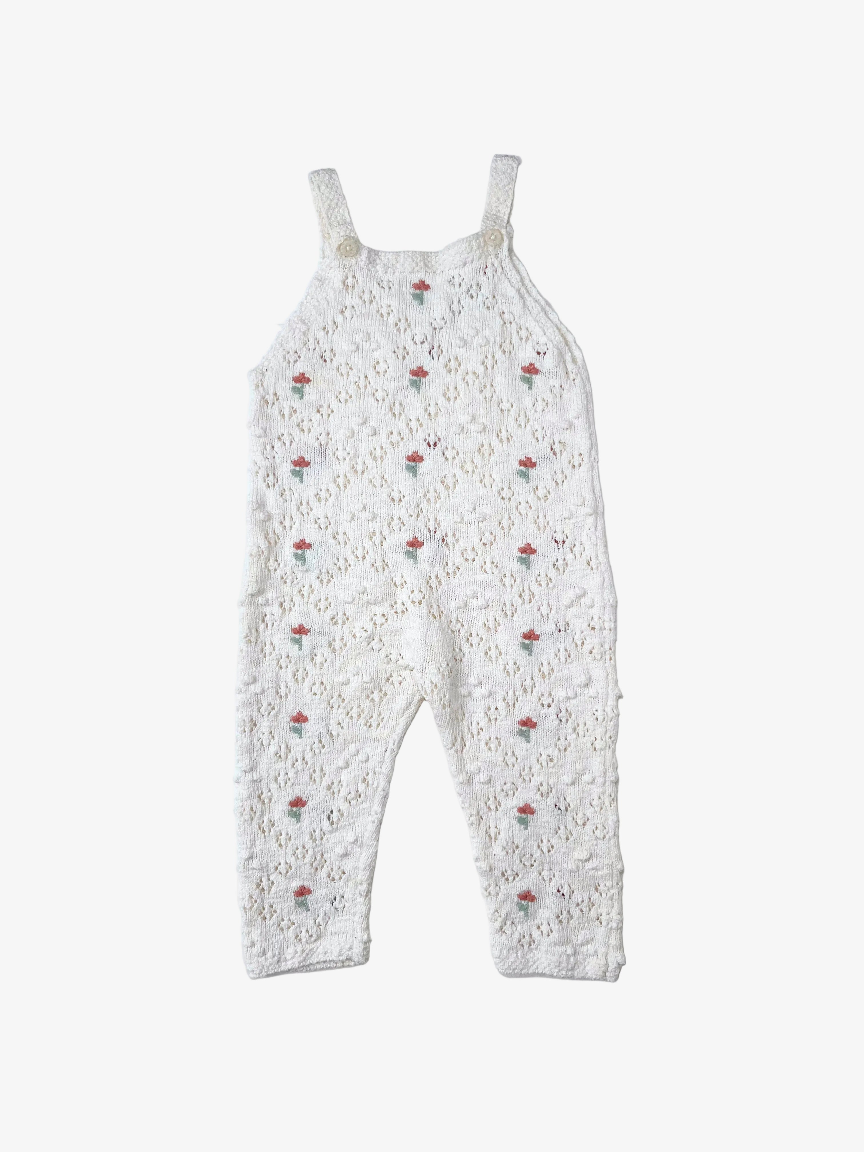 Zara – Knitted Jumpsuit (Size 9–12 months)
