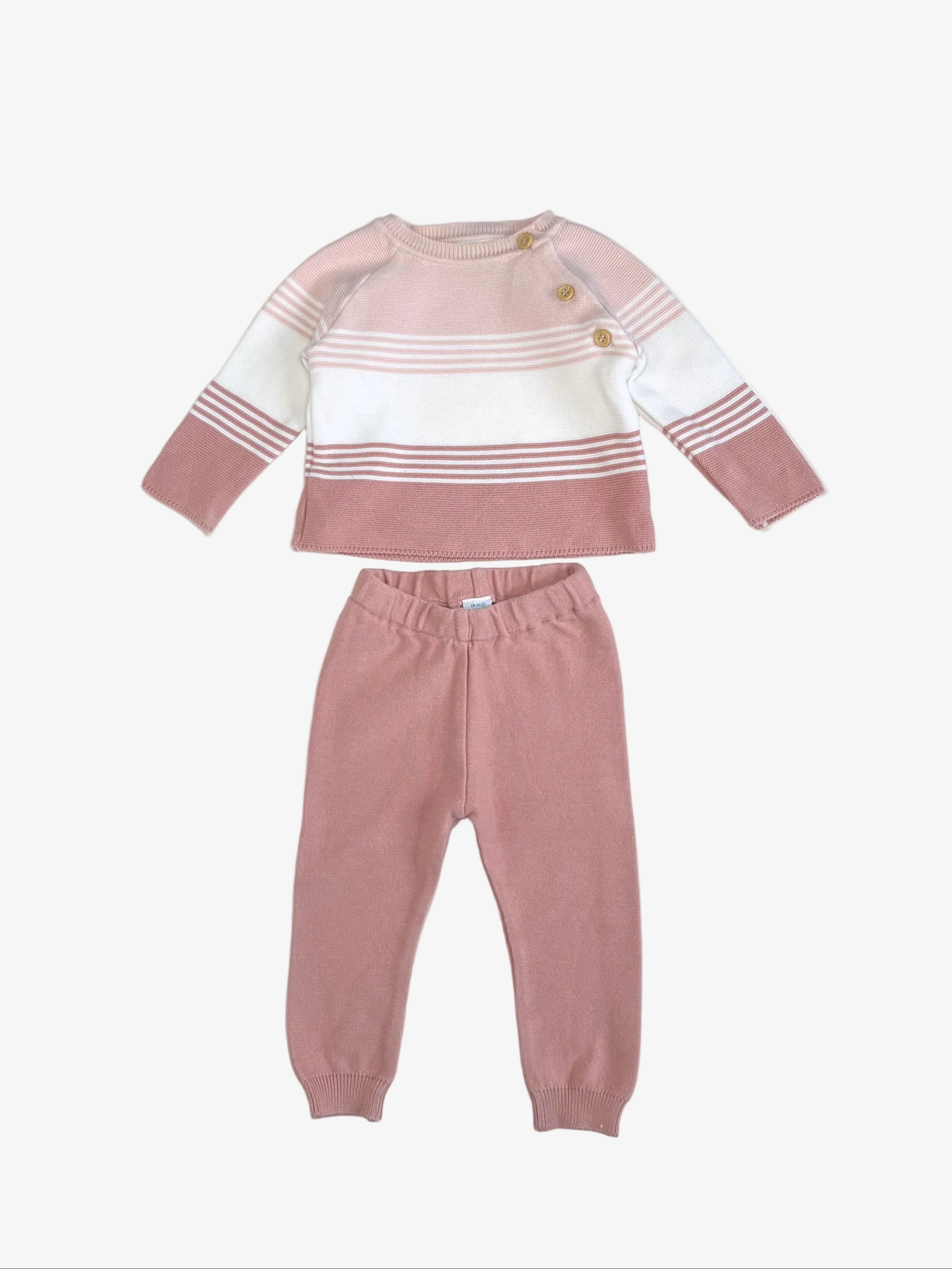 Feltman Brothers – Knitted Top & Pants Set (Size 3 months)