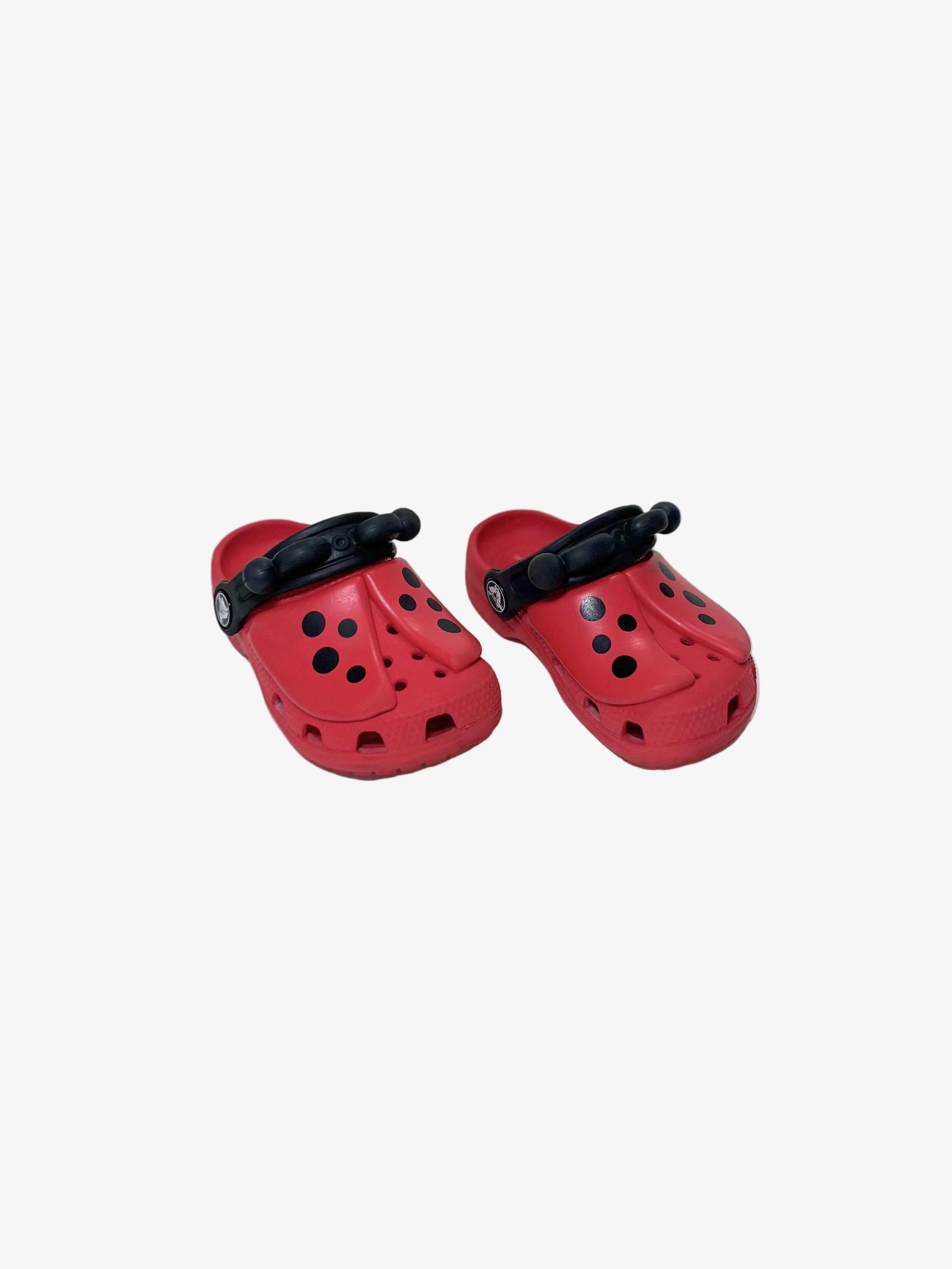 Crocs – Ladybug Print Clogs (Size C7)