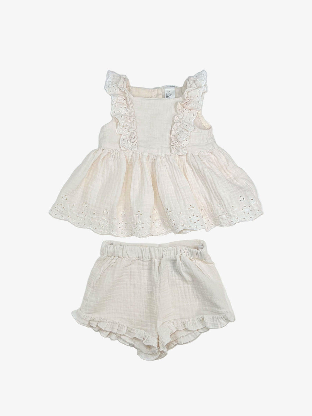 H&M Adorables - 2-Piece Cotton Muslin Set (Size 6–9 months)