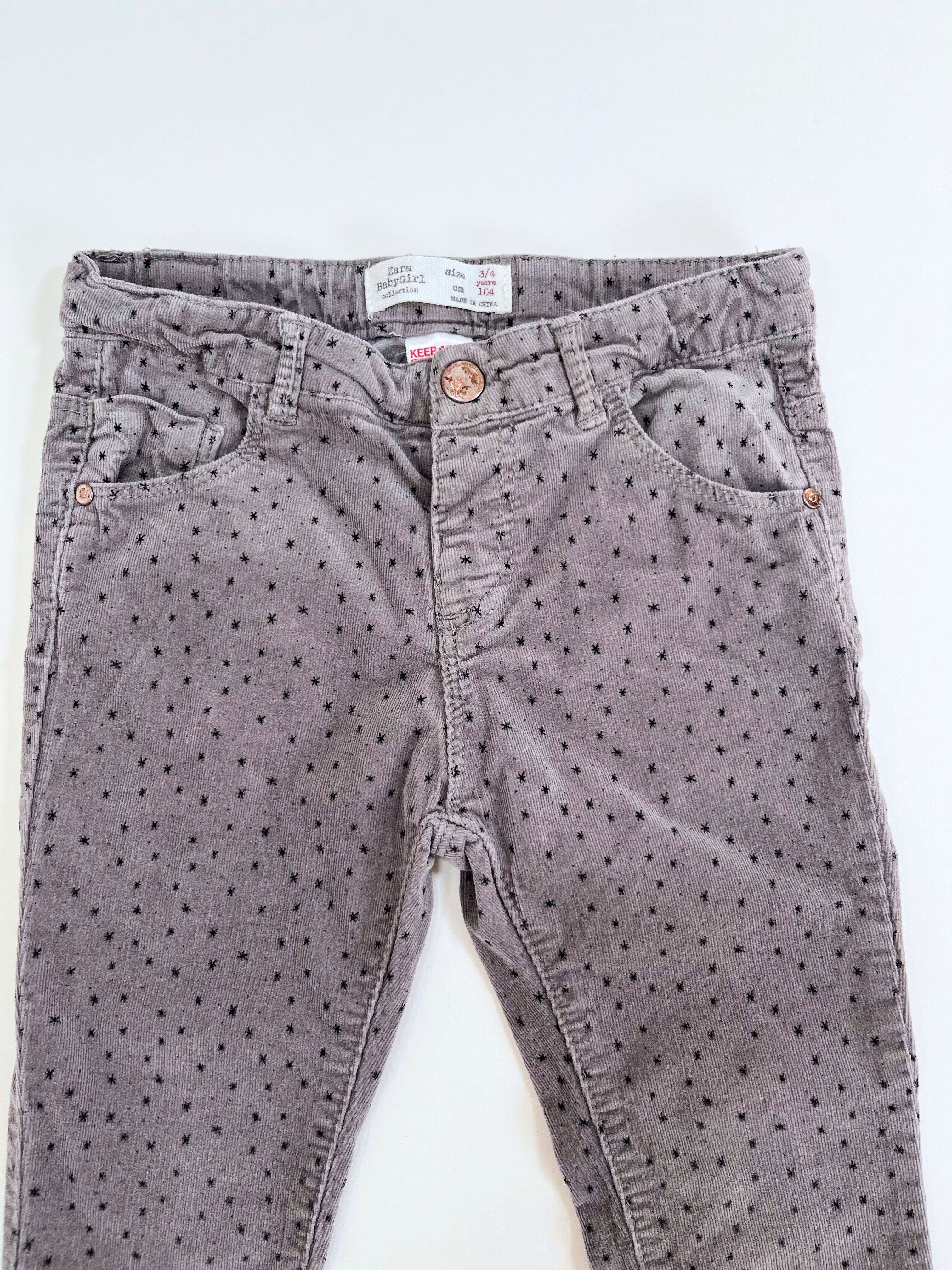 Zara – Skinny Corduroy Jeans (Size 3–4 years)
