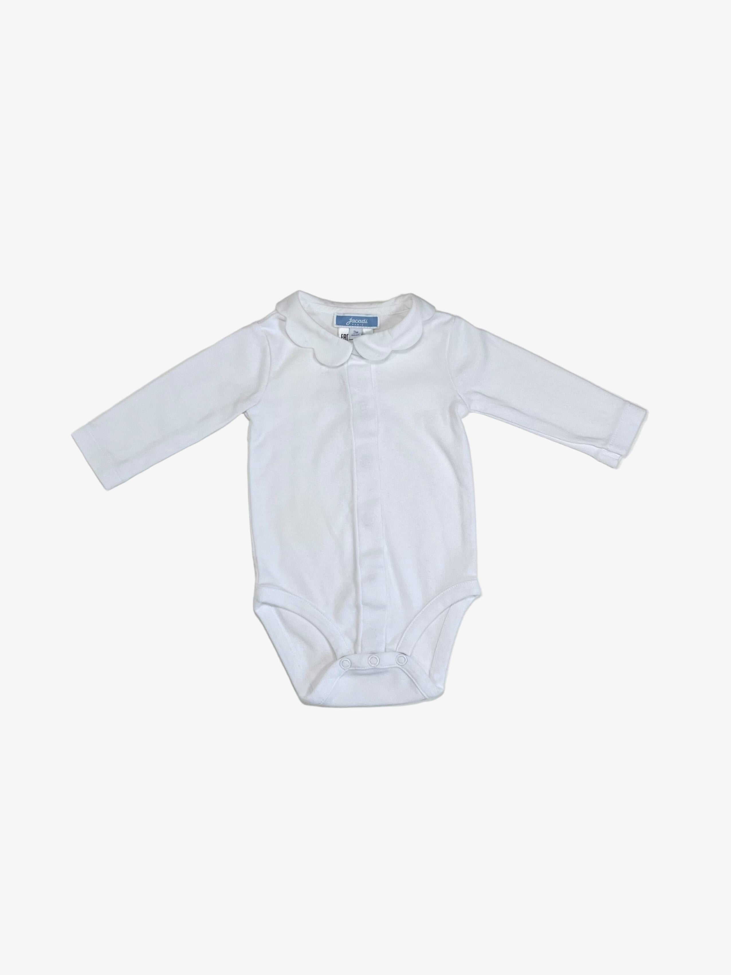 Jacadi – Onesie with Scalloped Collar (3-6 Months, runs small)