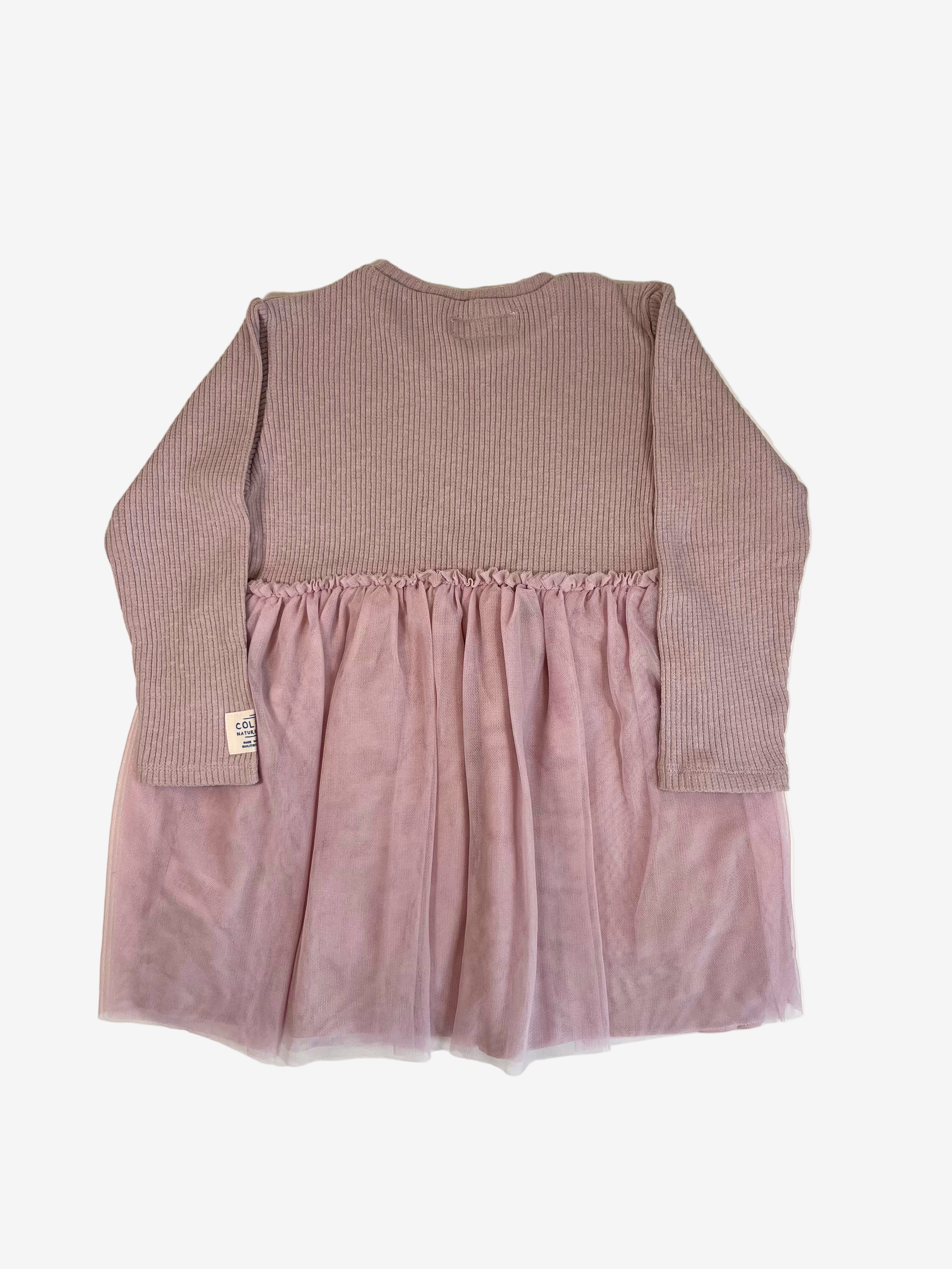 Zara - Knitted Dress with Tutu Skirt – Size 5 Years