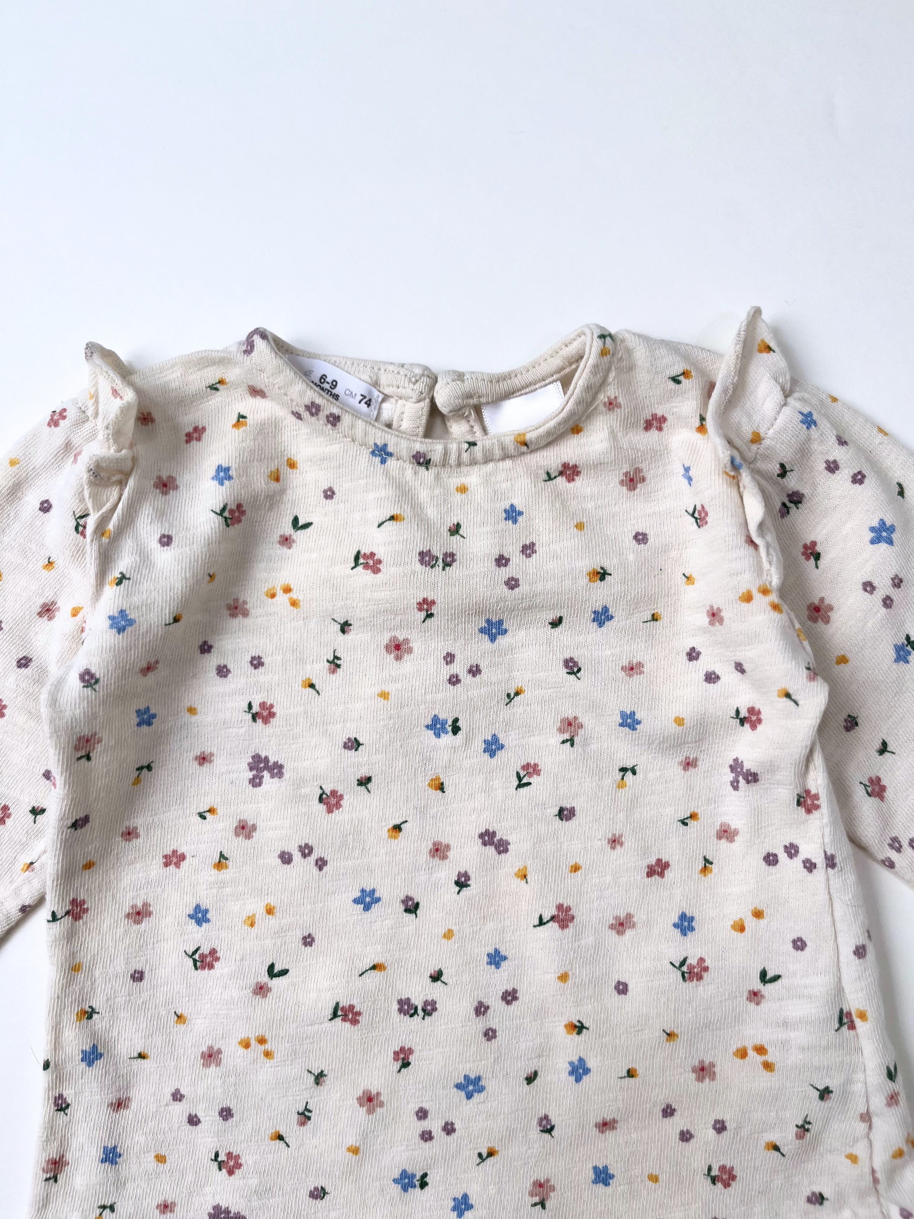 Zara – Long-Sleeve Tee (Size 6–9 months)