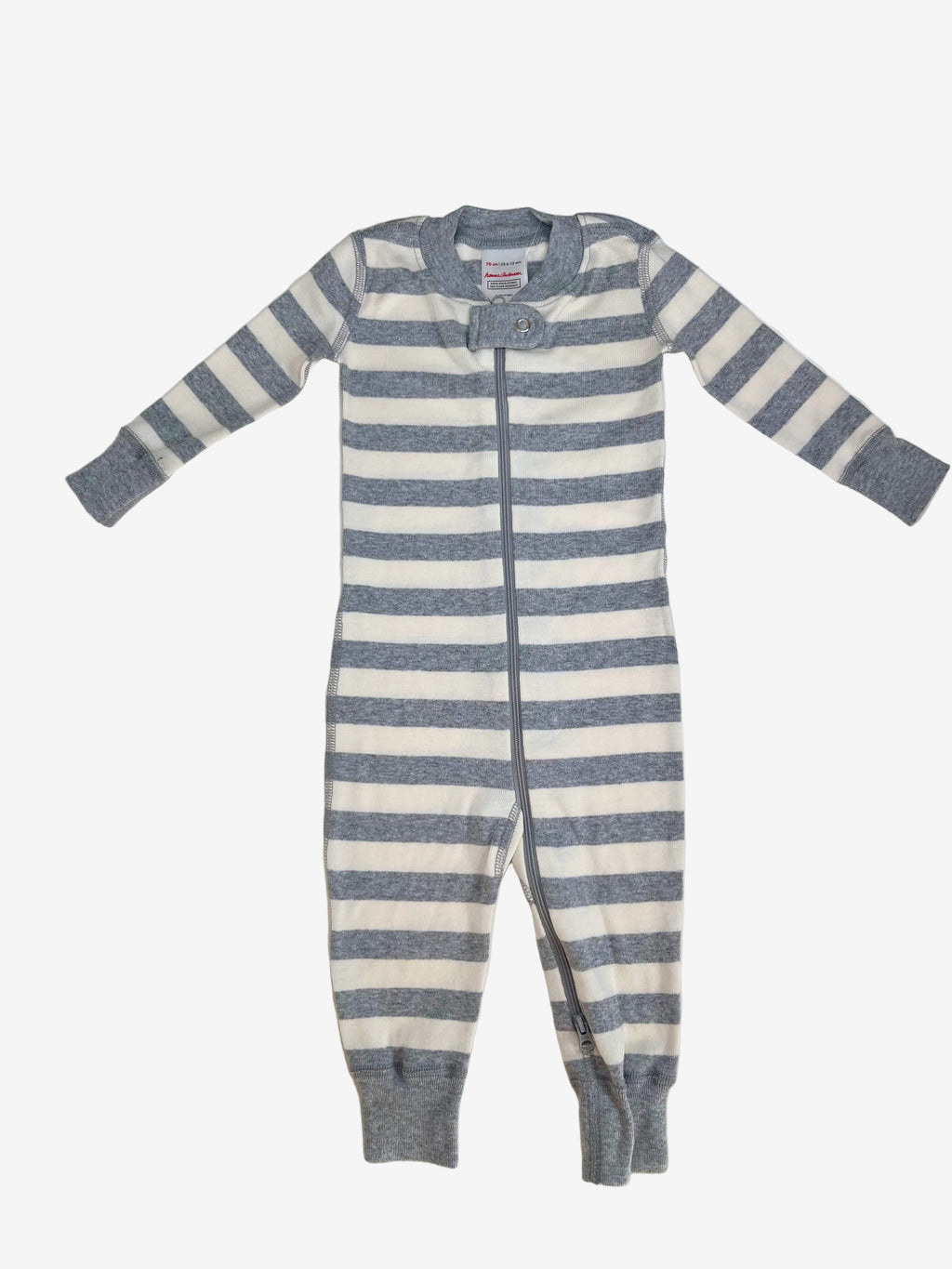 Hanna Andersson – Striped Romper (6–12 Months)