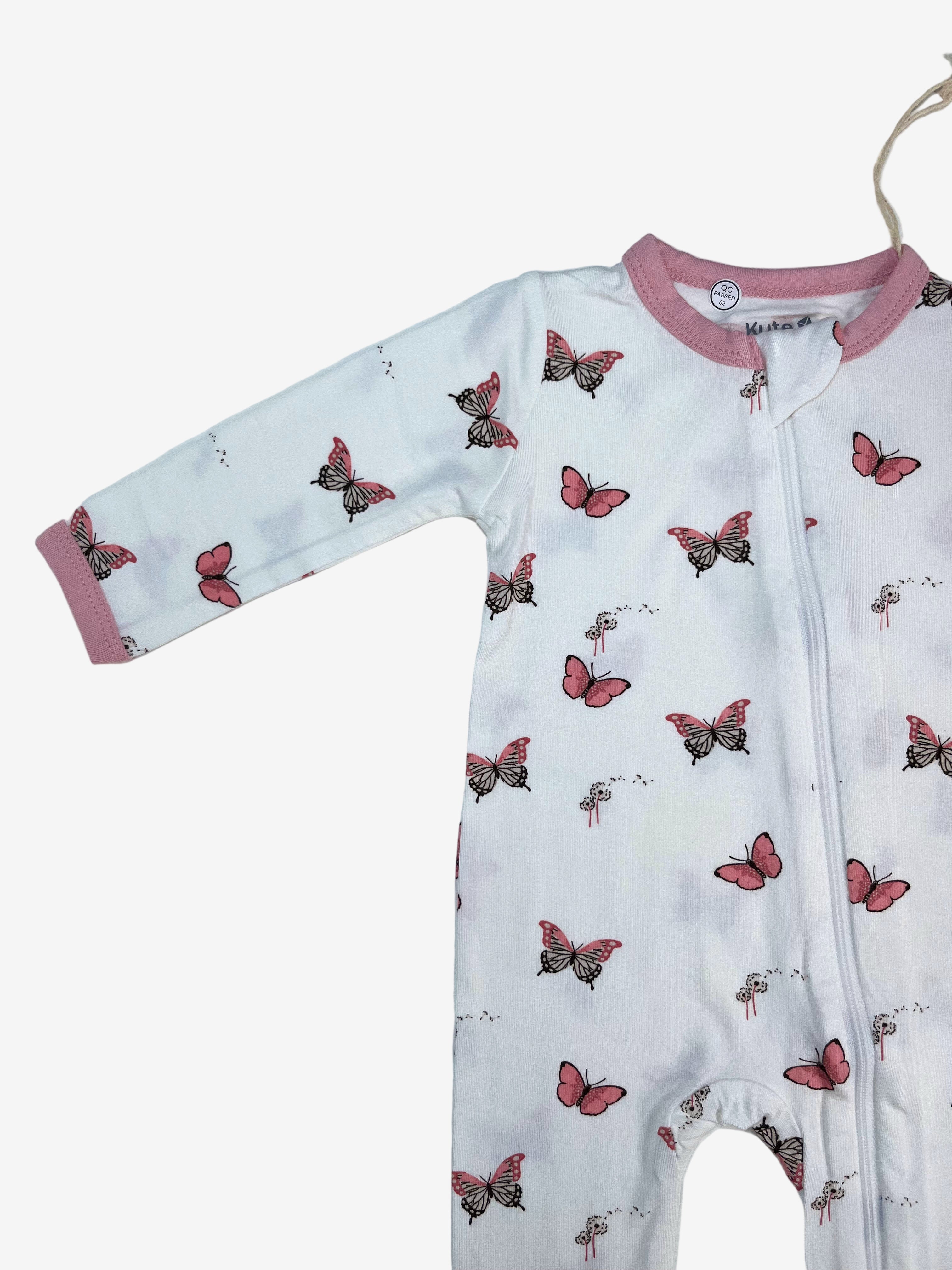 Kyte Baby Footies with Zipper – 3-6 Months
