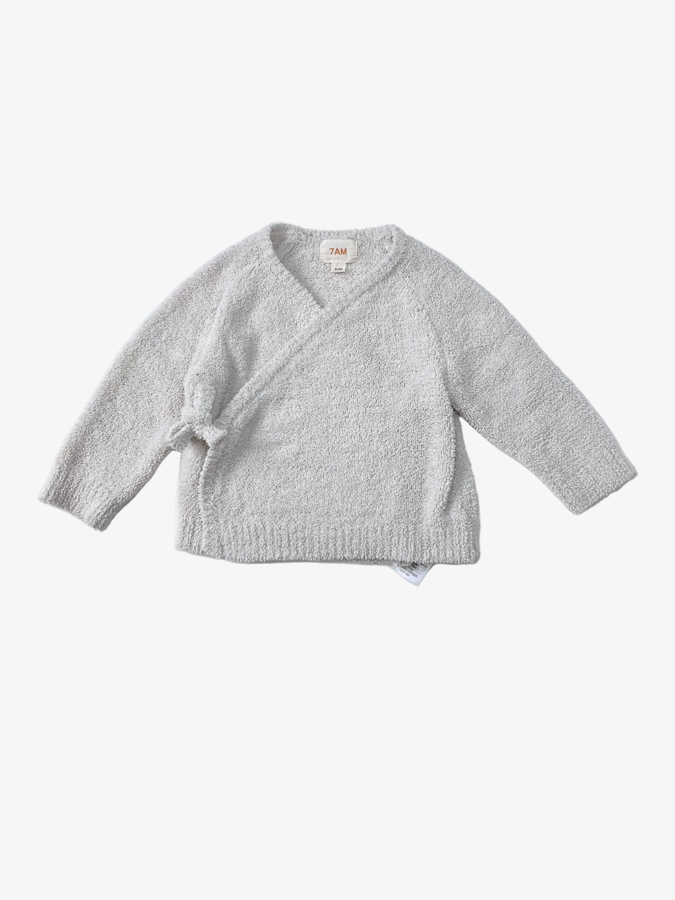 7AM – Kimono-Style Cardigan (Size 6–9 months)