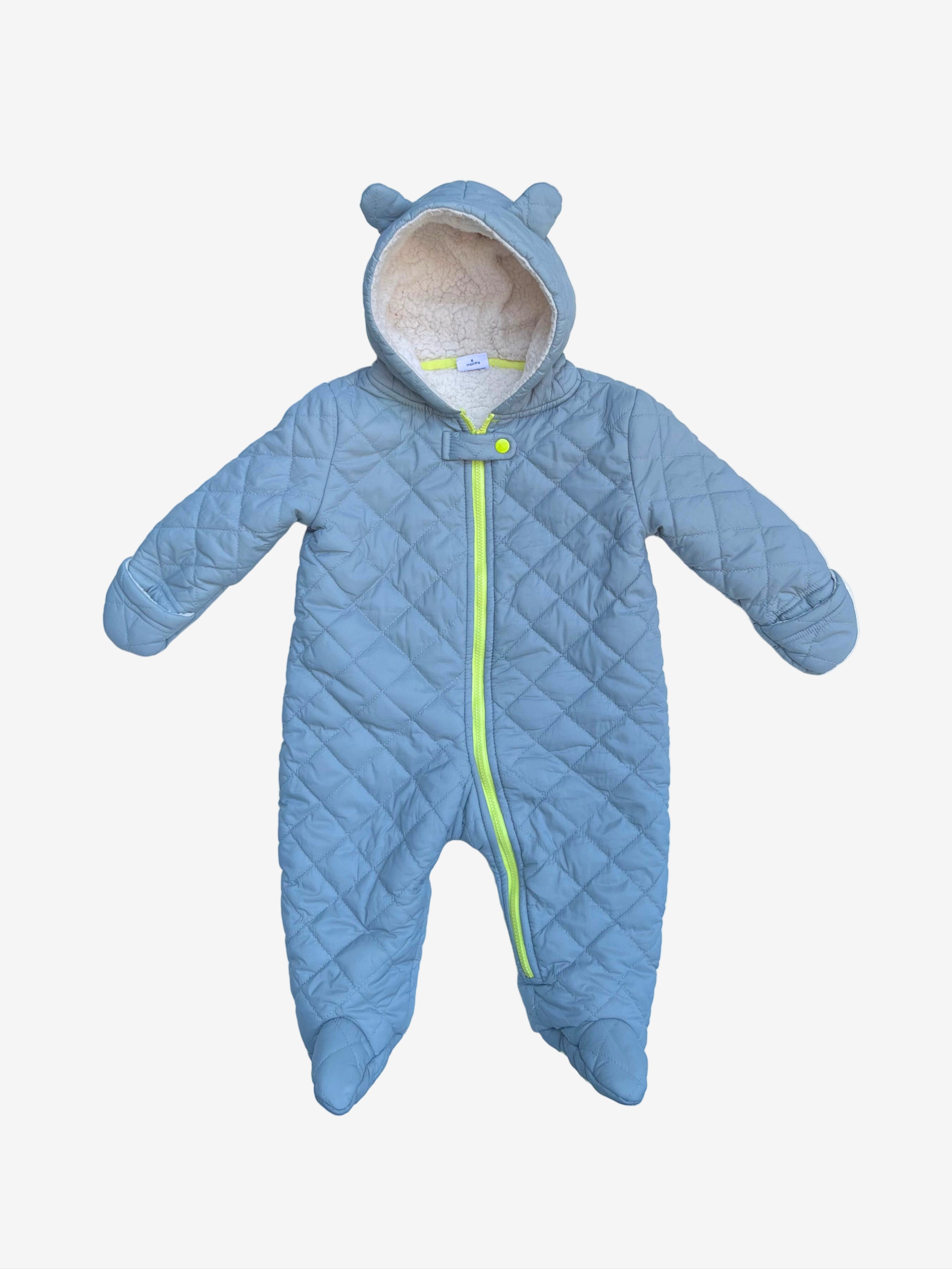 EGG -  Bear Ears Hooded Snowsuit - 6 Months (Runs small)
