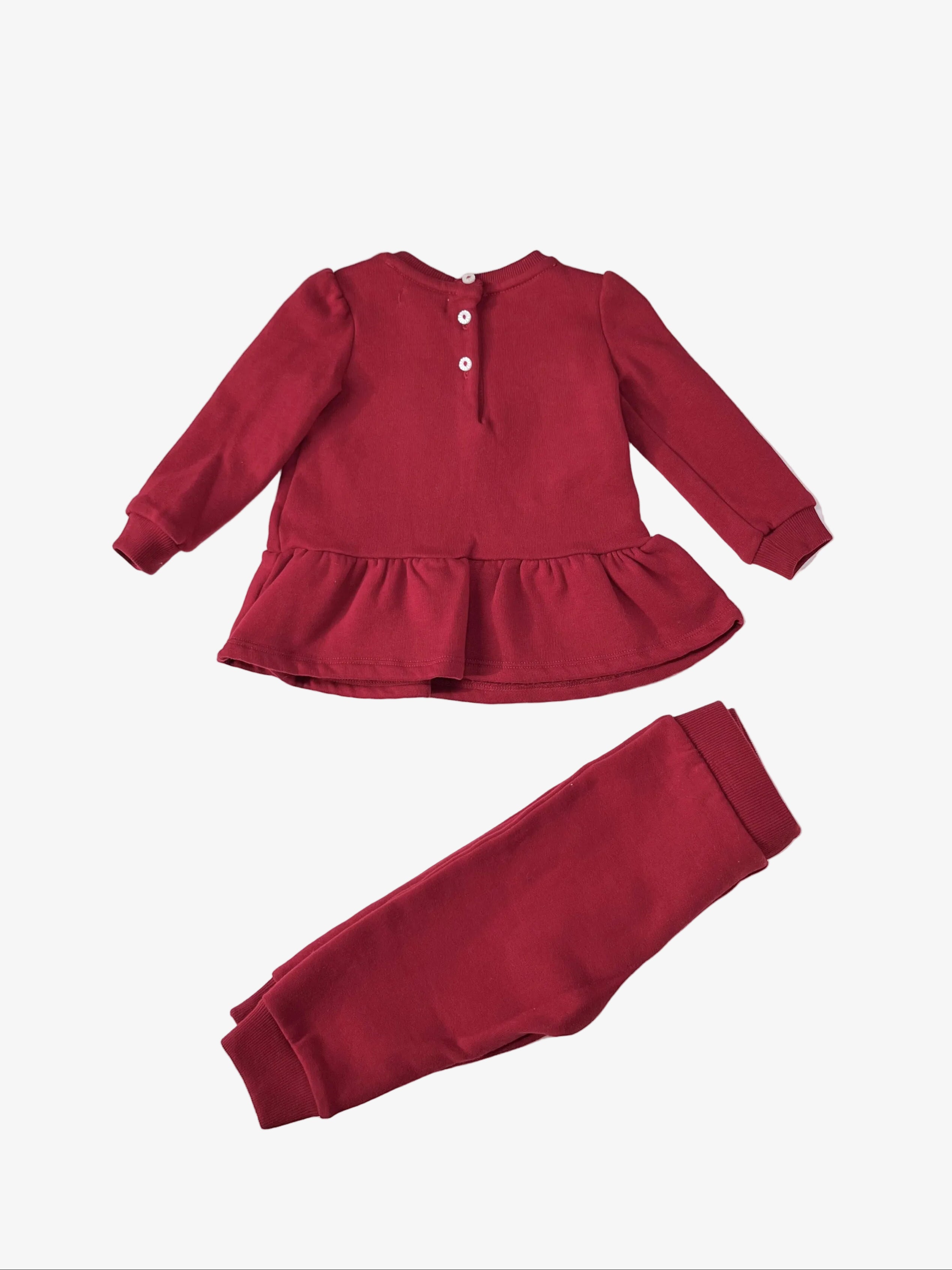 Ralph Lauren – Polo Bear Fleece Sweatshirt & pants Set (Size 12 months)