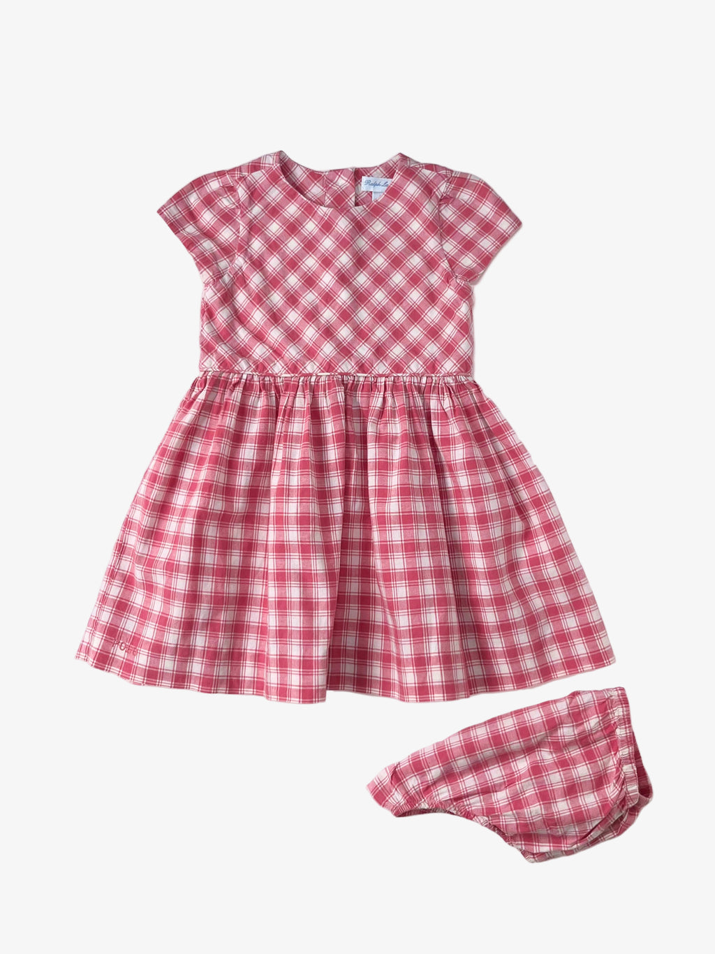 Ralph Lauren – Plaid Dress with Bloomers (Size 18 months)