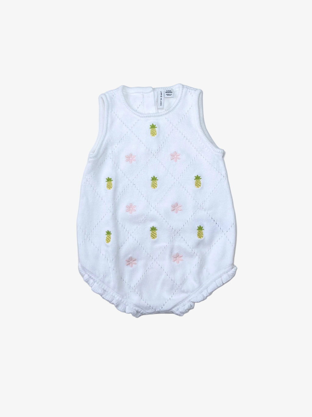 Janie and Jack – Knitted Romper (Size 3–6 months)