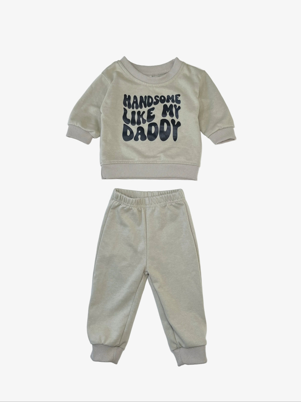 MiniOlie – Sweatshirt & Sweatpants Set (Size 6–12 months)