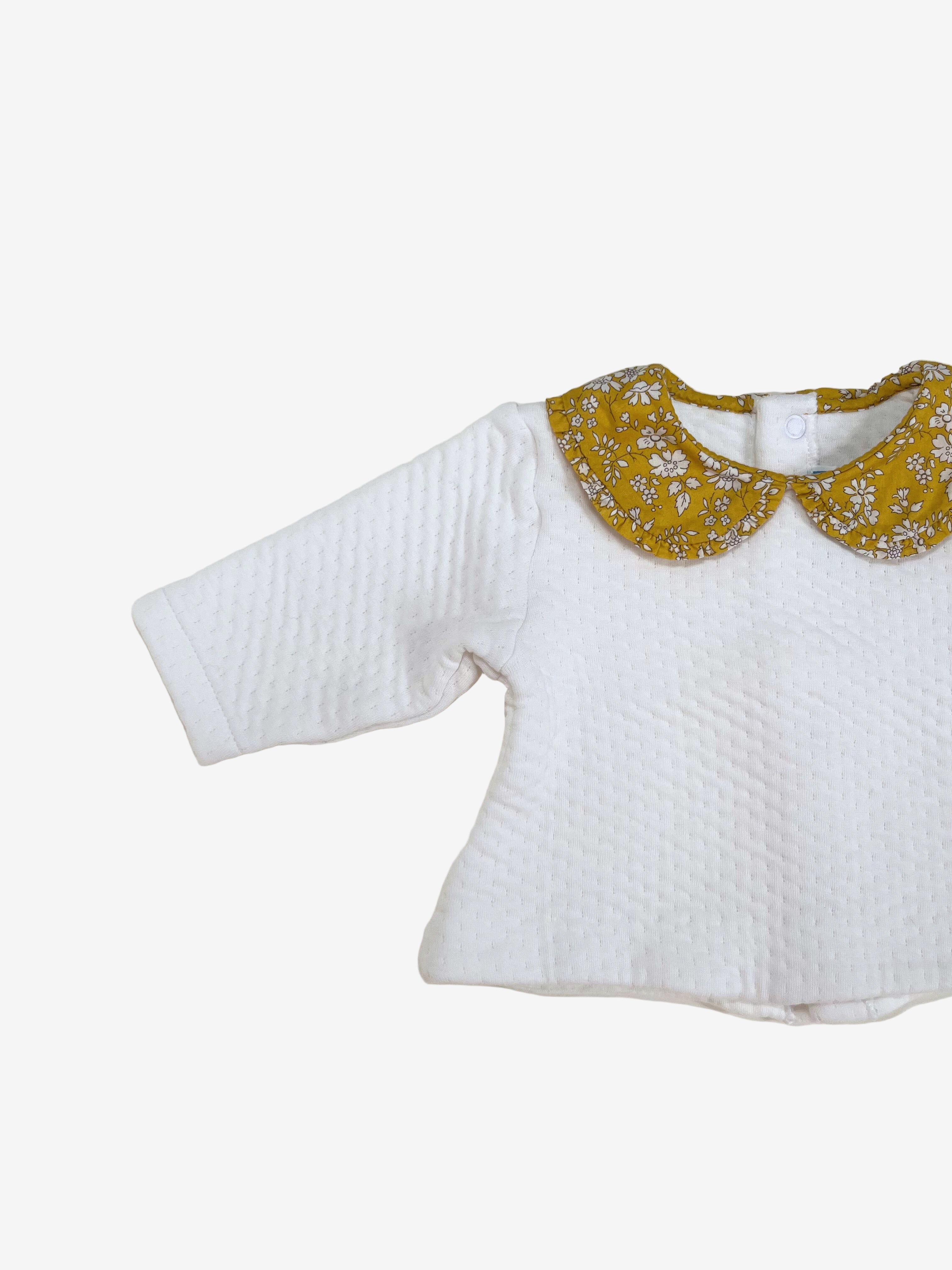 Jacadi – Padded Top & Pants Set (3 Months, Runs Small)