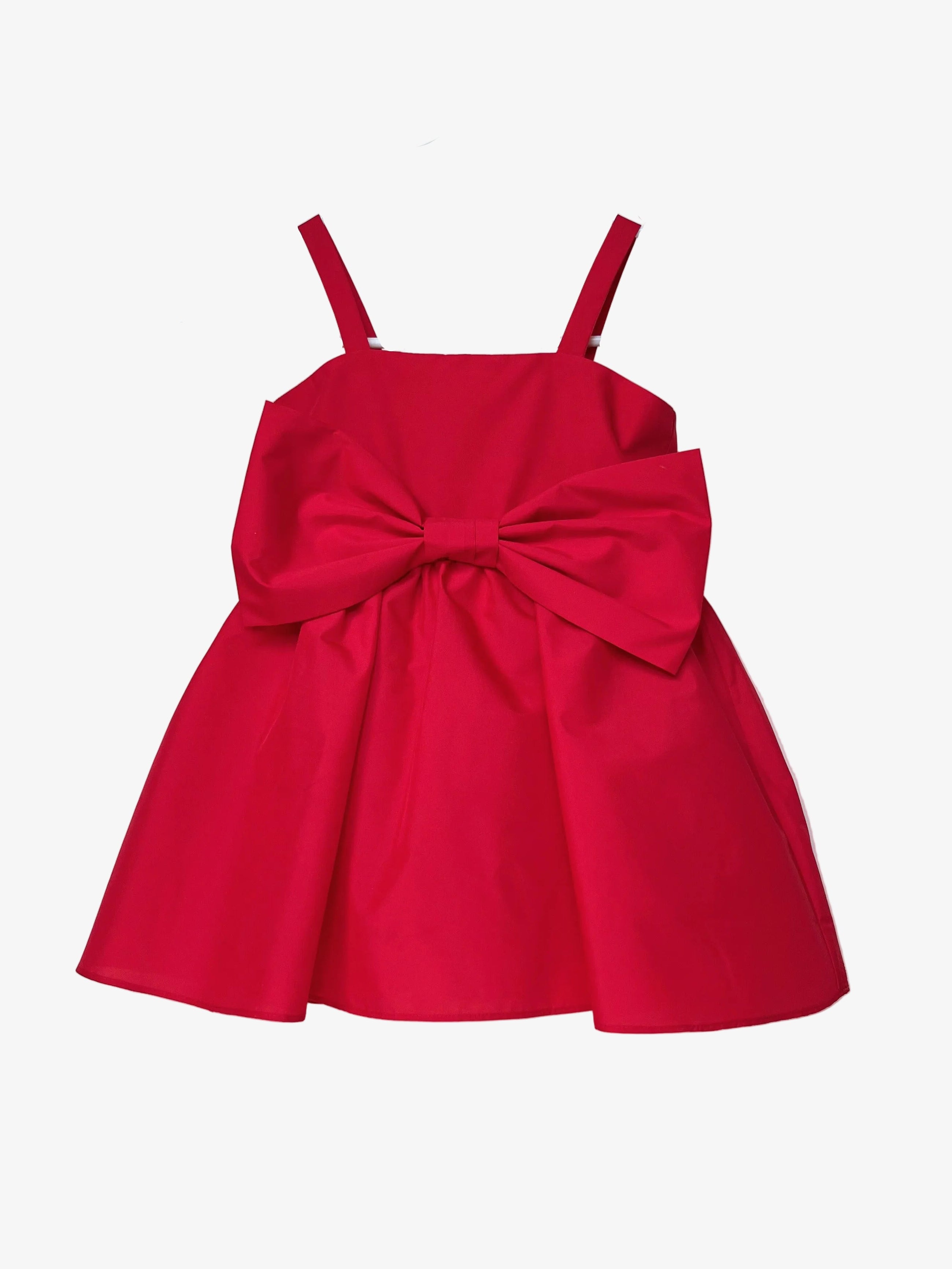 LoveShackFancy – Strappy Dress with Bow (Size 4–5 years)