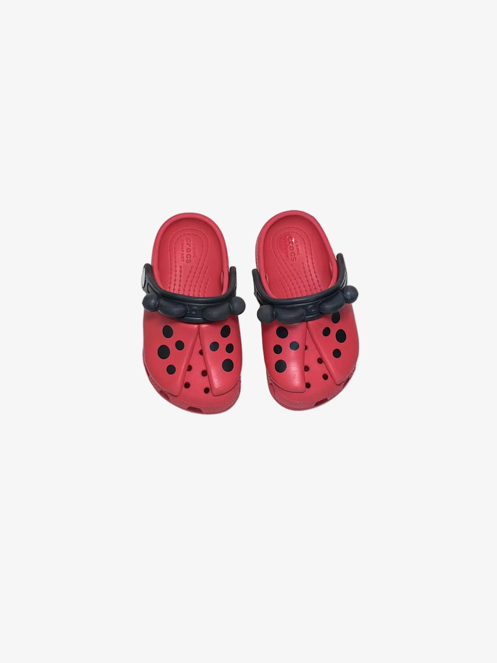 Crocs – Ladybug Print Clogs (Size C7)