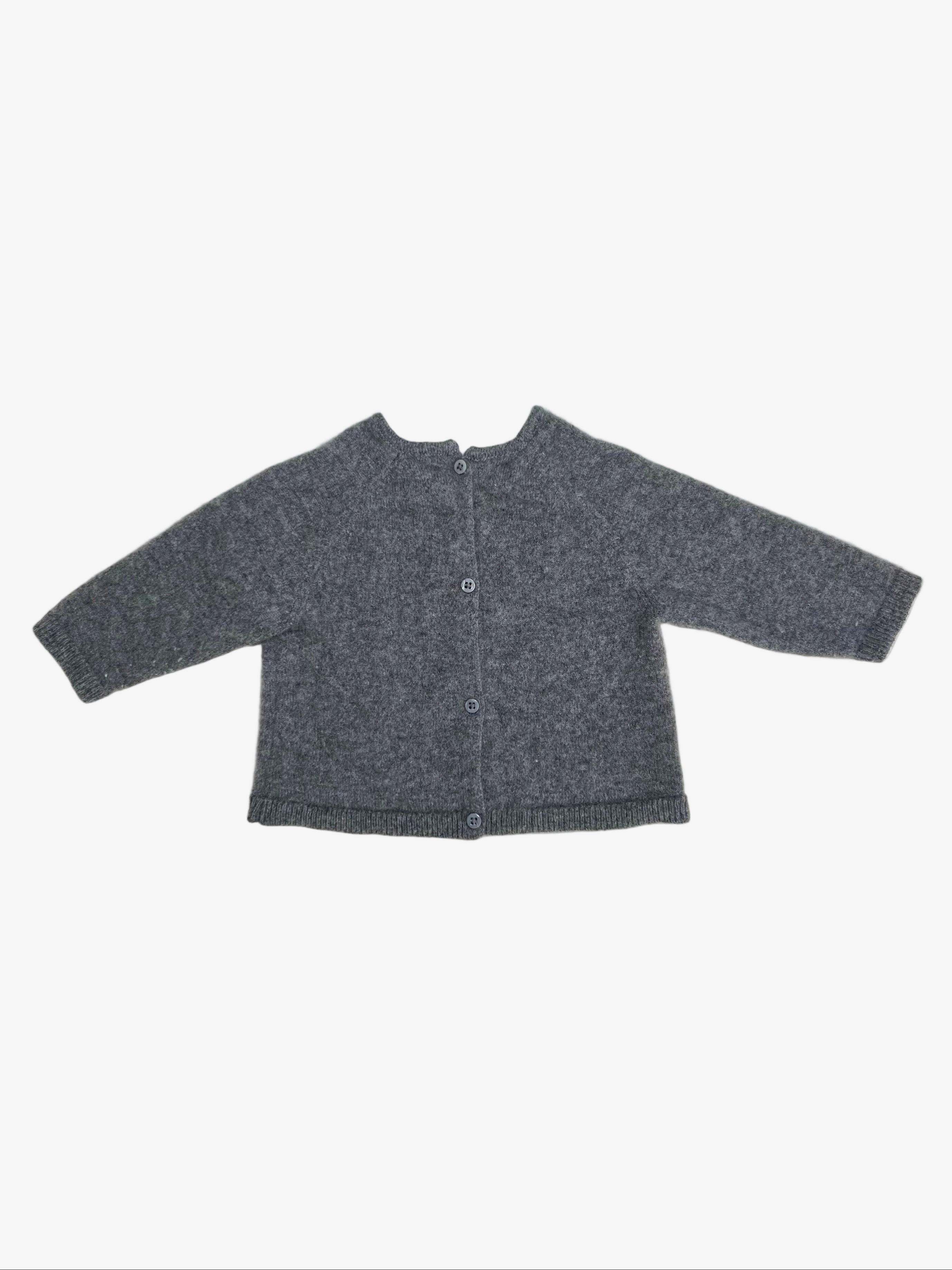 Zara – Cashmere Cardigan (Size 3–6 Months)