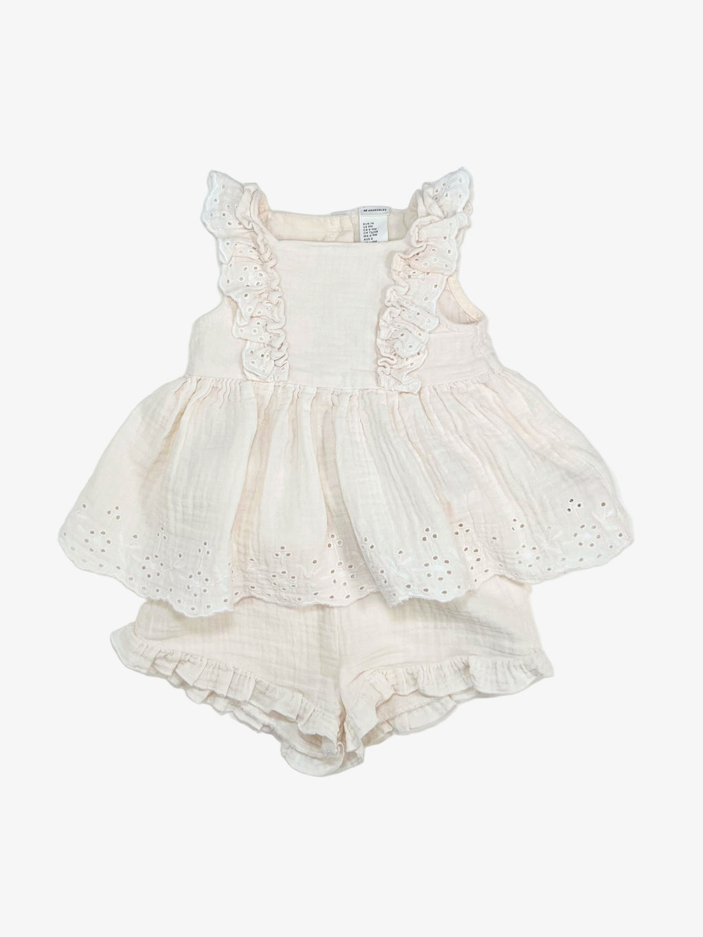 H&M Adorables - 2-Piece Cotton Muslin Set (Size 6–9 months)