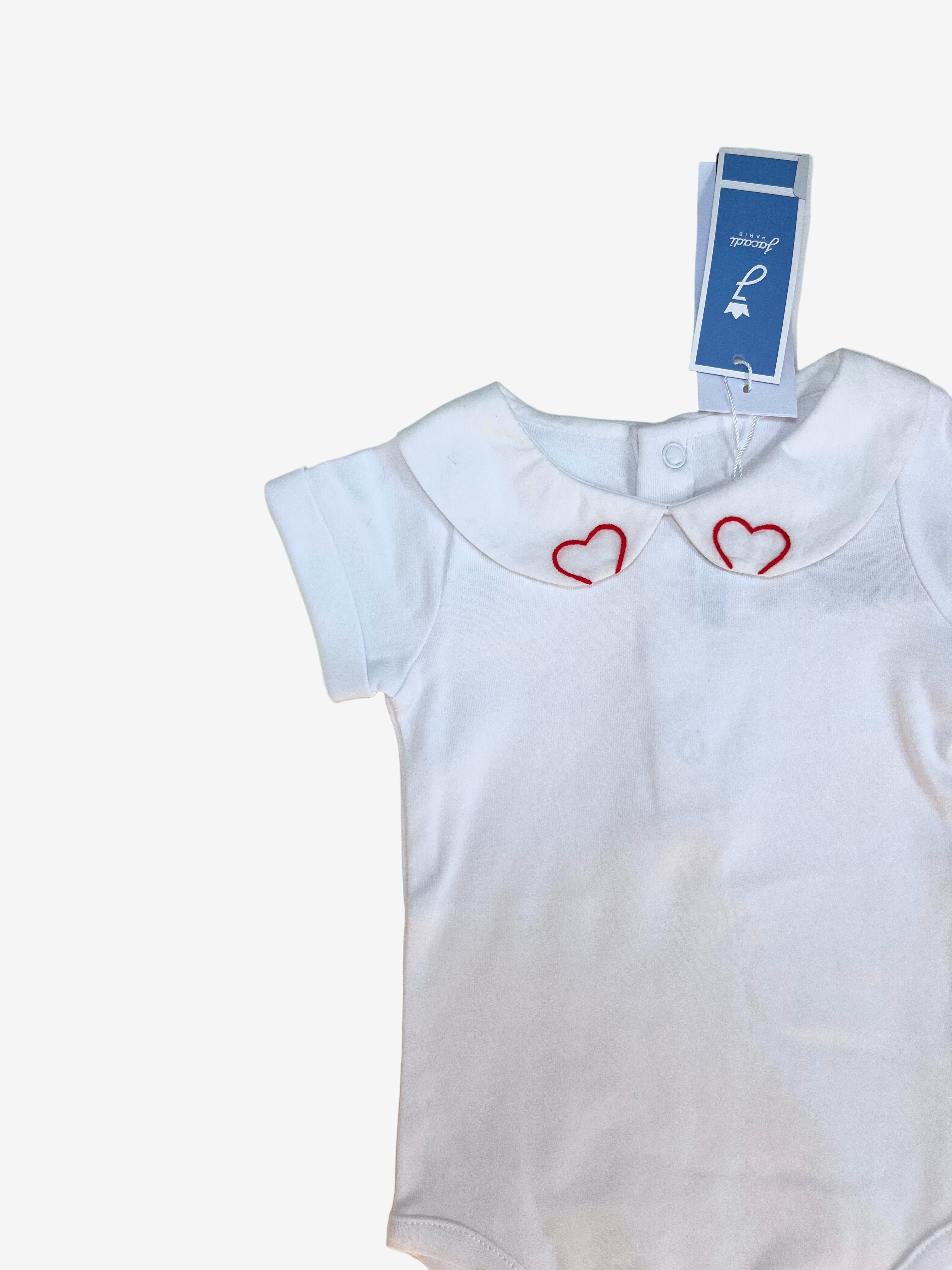 Jacadi – One-Piece Bodysuit (6 Months, Runs Small)