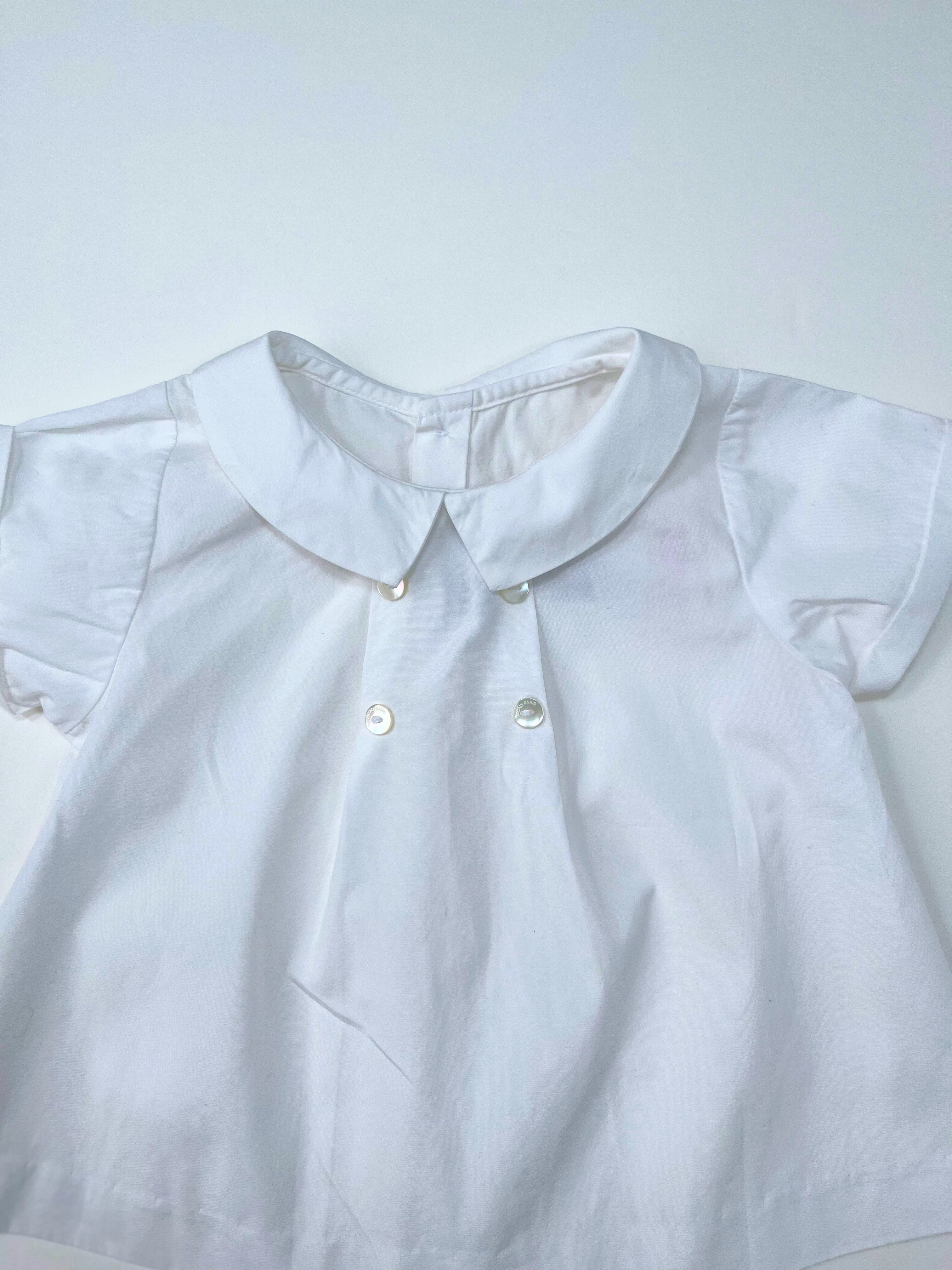 Jacadi – Short-Sleeve Shirt (Size 12 months / 74 cm)