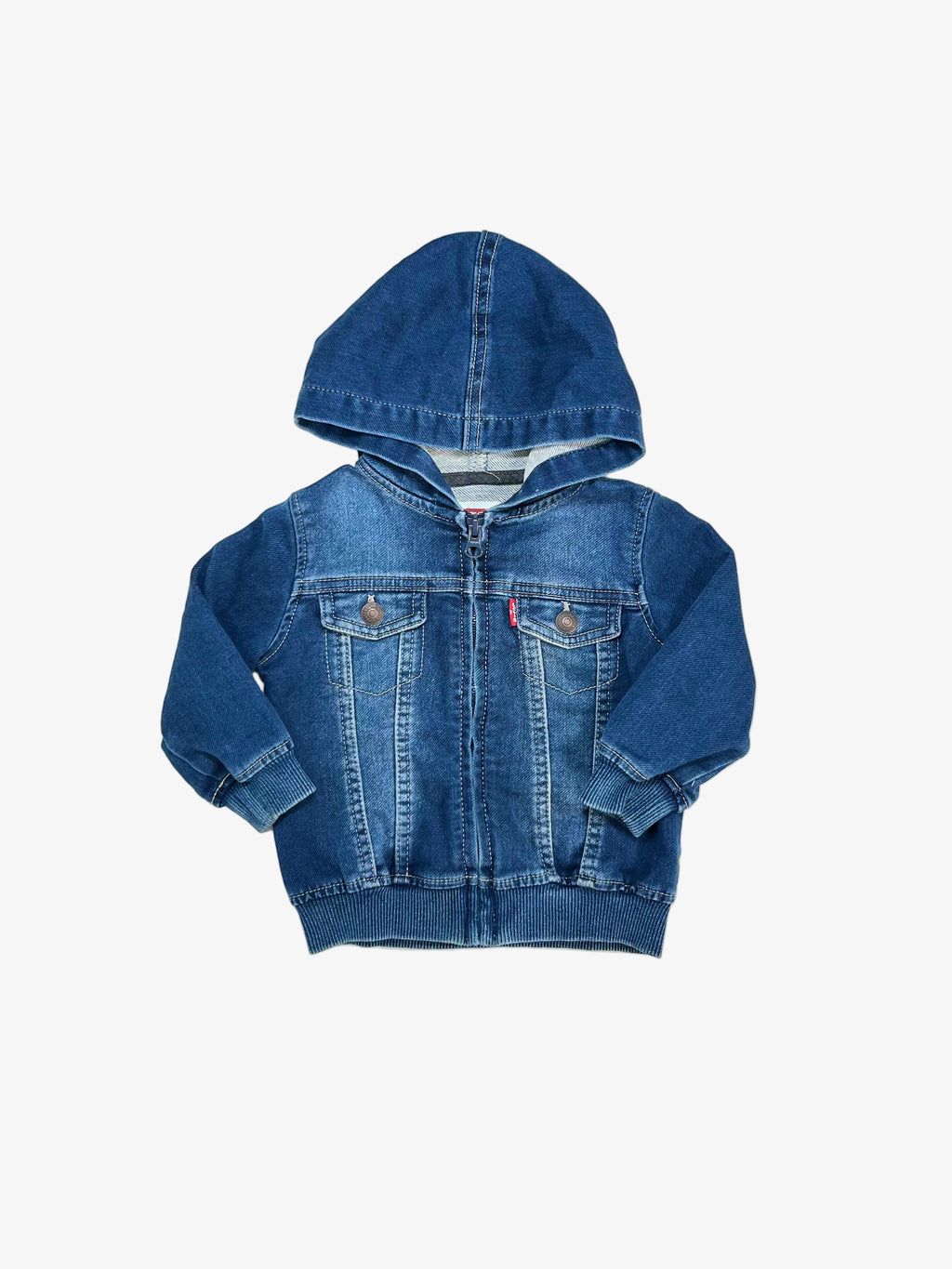 Levi’s – Denim Jacket with Hood (Size 12 months)