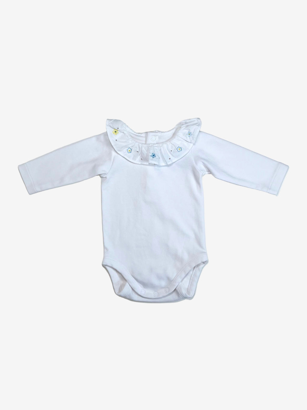 Jacadi - Long Sleeve Onesie  (3 Months, runs small)