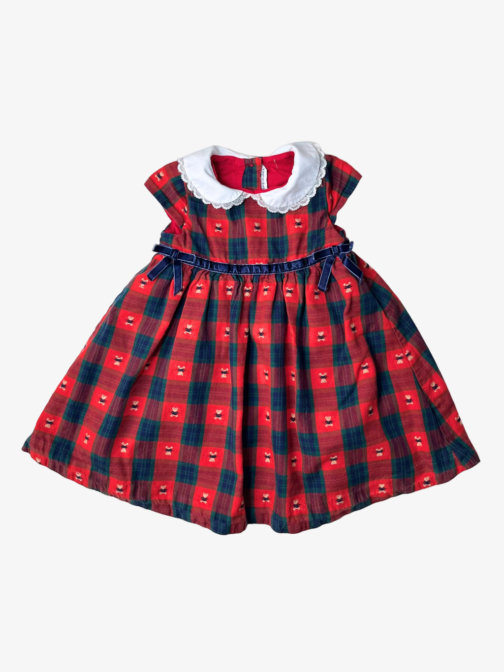 Janie and Jack – Plaid Dress Set (Size 12–18 months)