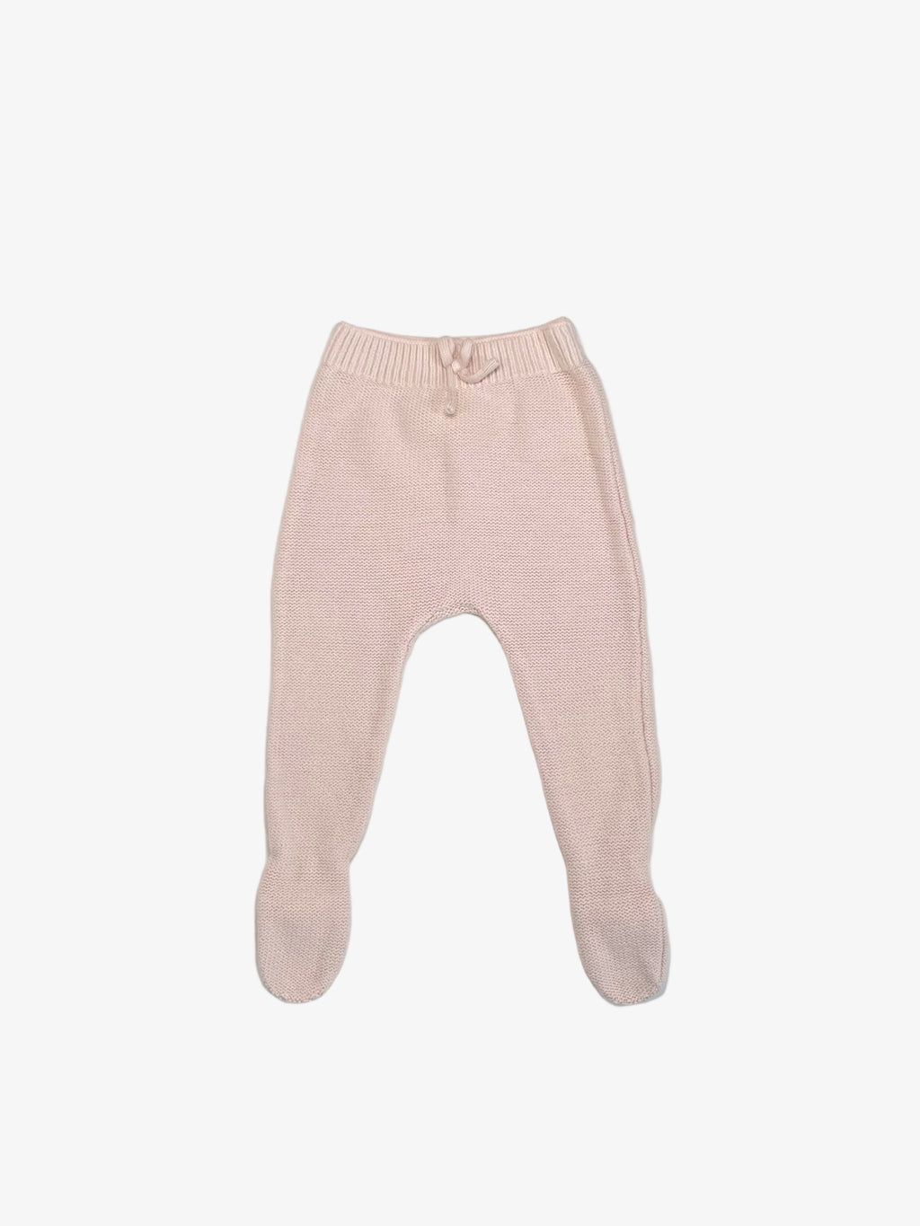 Zara - Knitted Pants with Feet (0–3 Months)