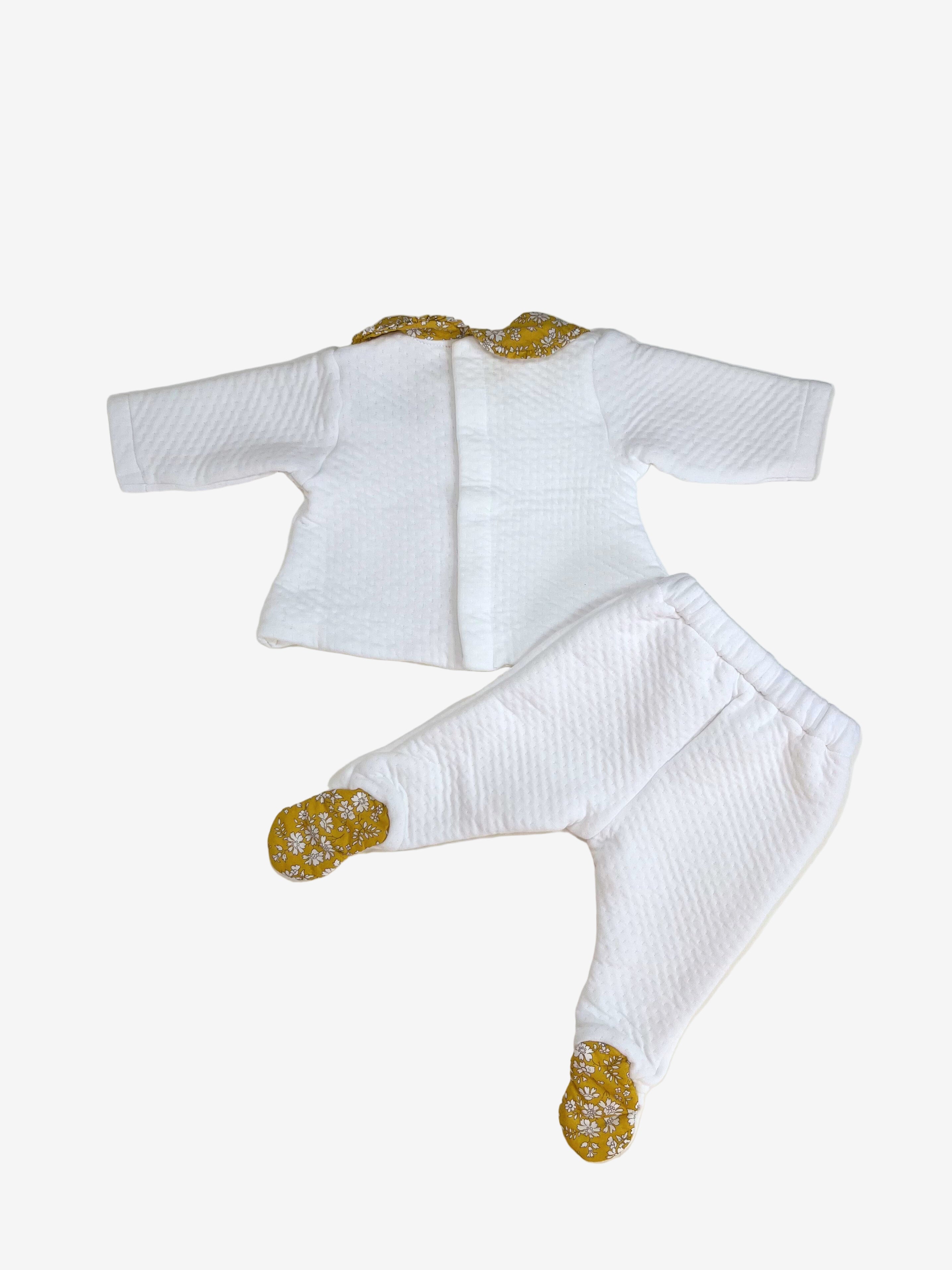Jacadi – Padded Top & Pants Set (3 Months, Runs Small)