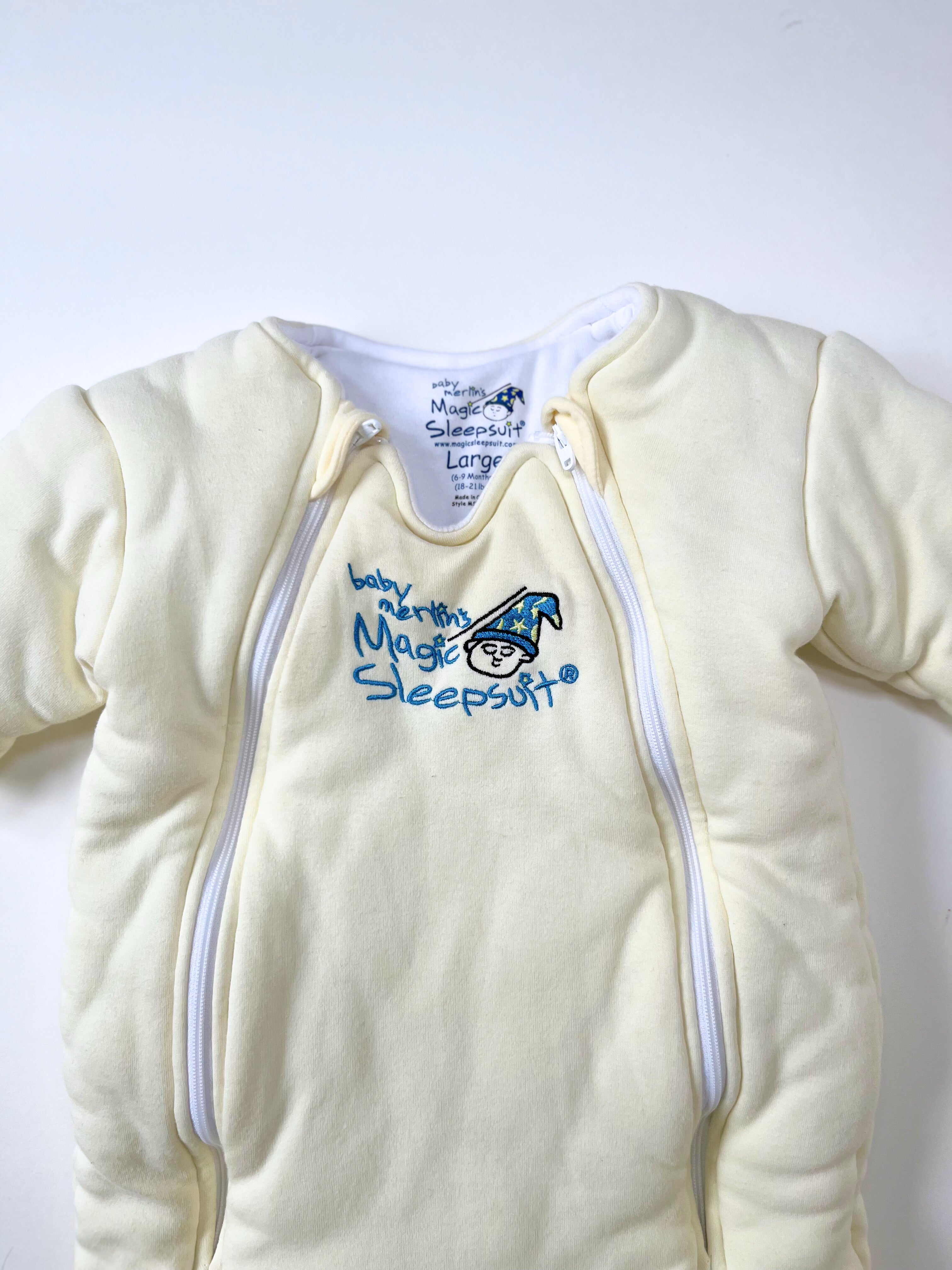 Baby Merlin’s Magic Sleepsuit – Sleepsuit (Size Large, 6–9 months / 18–21 lbs)
